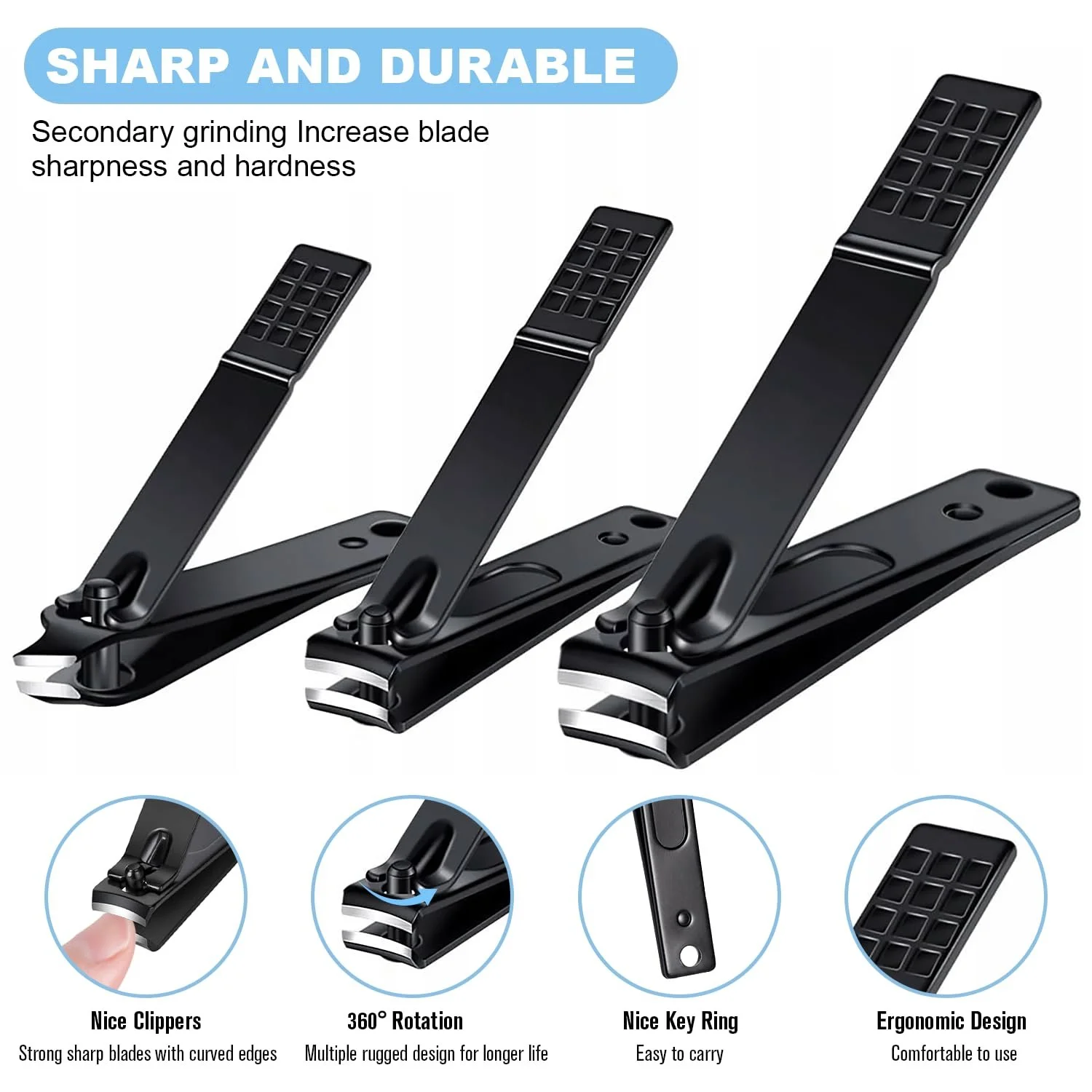 Набор для маникюра 23 шт., из нержавеющей стали, портативный, фото №3