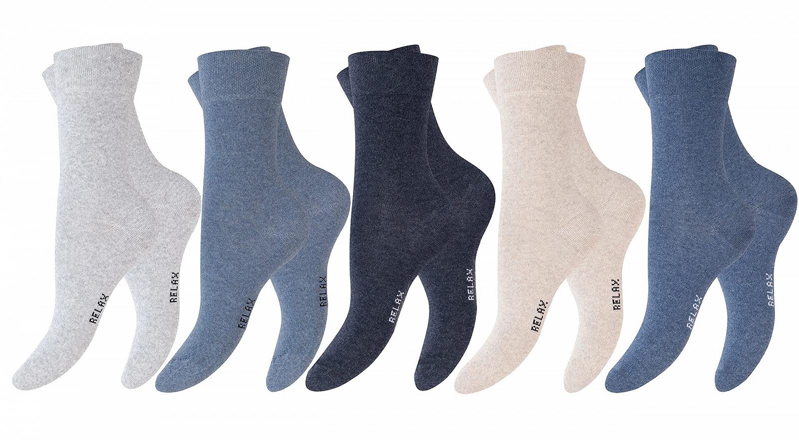 Женские/Девичьи носки хлопковые (10 пар) Комфортный пояс без эластичного пояса - выбор цветов, фото №9