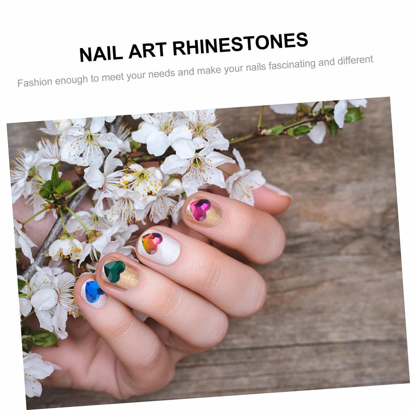 Стрази для нігтів Прикраса для нігтів Серце FOMIYES 50 шт., фото №2