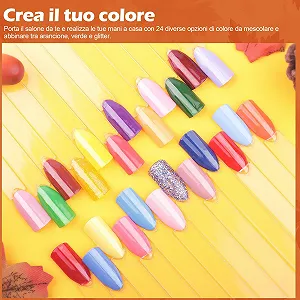 Гель-лак Clara Colors, набір з 28 штук, 24 кольори synthetic.ua - Фото 1