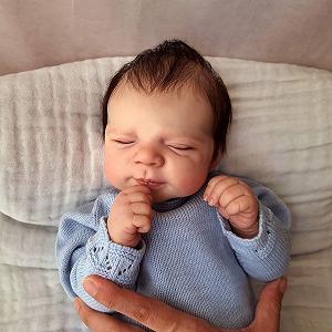 Кукла Reborn Anano Мальчик Спящий 18 Дюймов 45 см Силиконовые Куклы Малыш Реалистичная Кукла Новорожденный Кукла Reborn Кукла Реалистичная Силиконовая Кукла - Фото 1