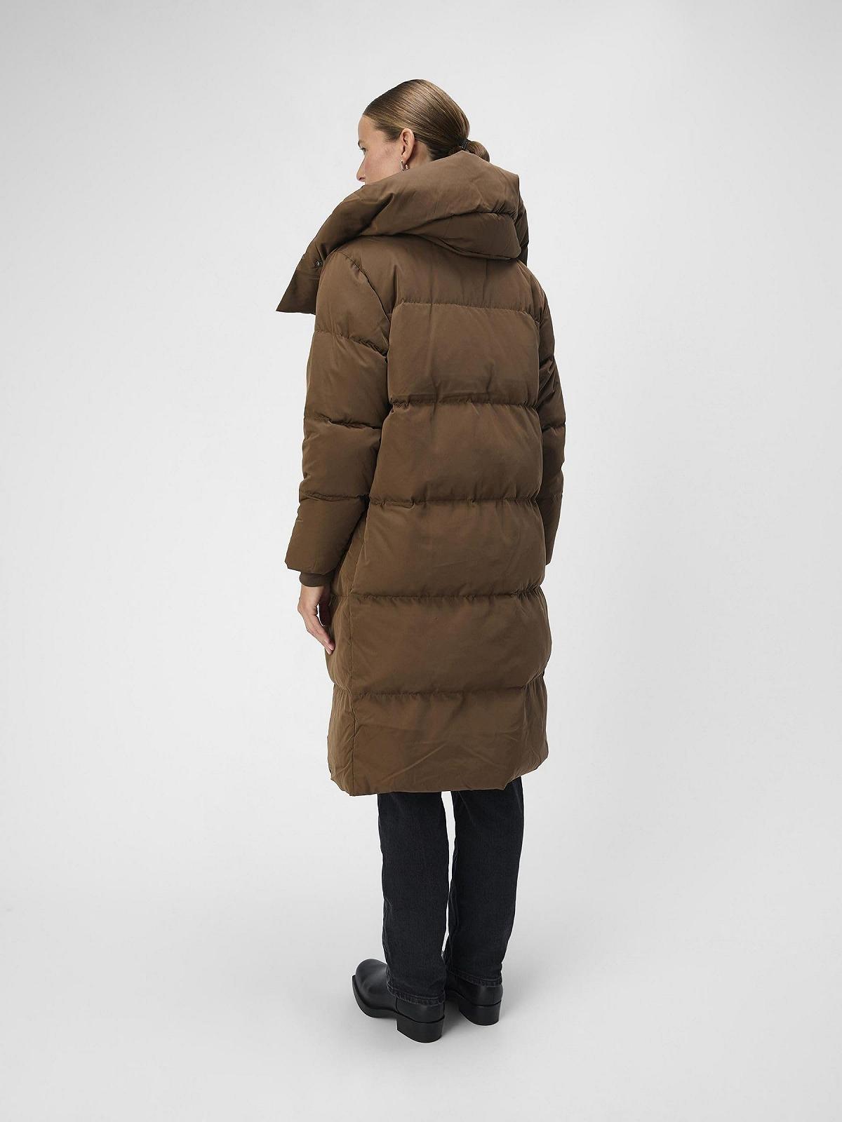 Куртка Object Damen Objlouise Long Down Jacket Noos, фото №4