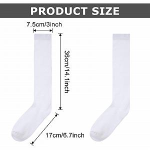 Гольфы Yolev, 2 пары, белые synthetic.ua - Фото 1