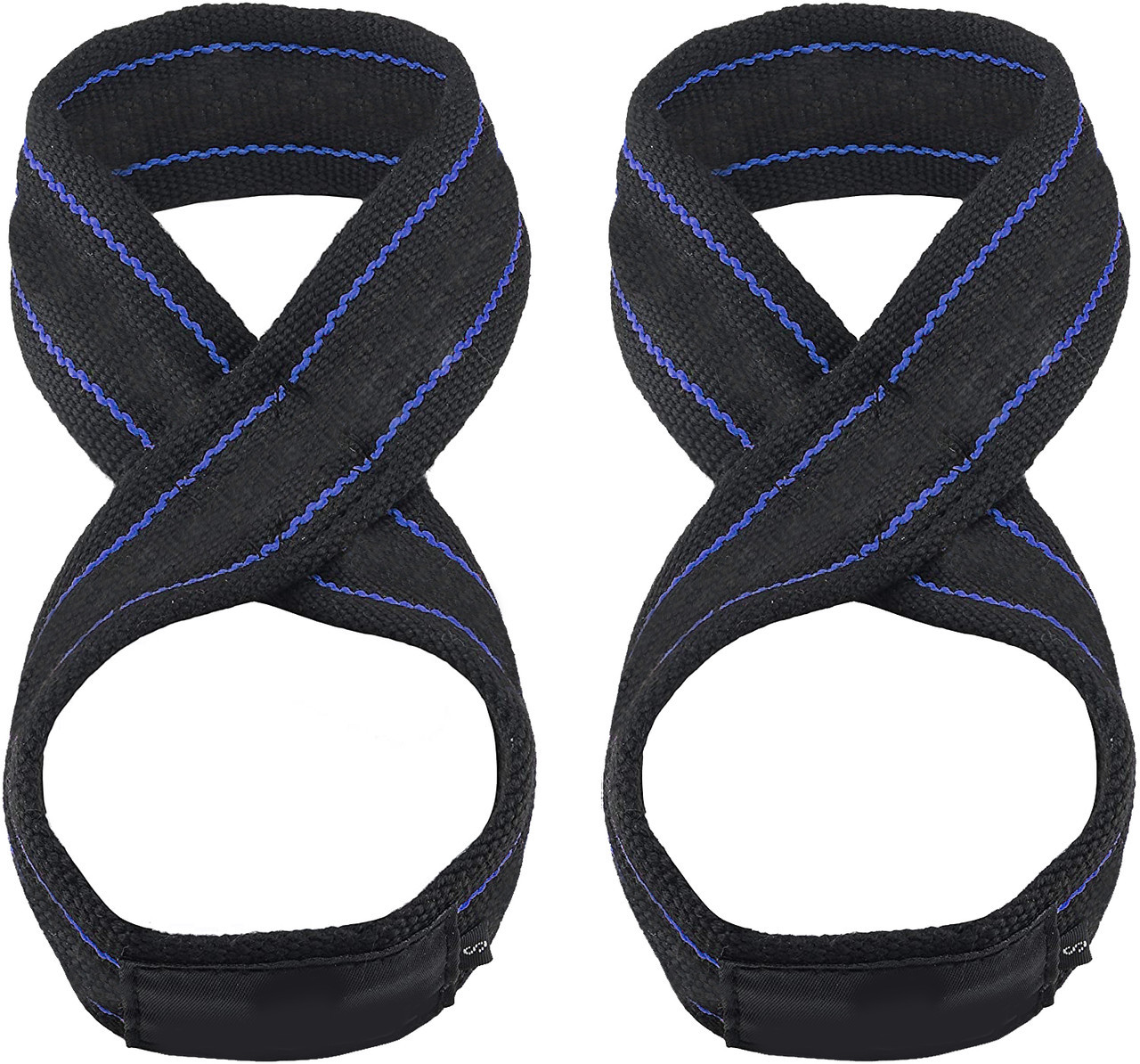 Лямки для тяги вісмірка Power System PS-3405 Figure 8 Black/Blue L/XL, фото №3 Лямки для тяги вісмірка Power System PS-3405 Figure 8 Black/Blue L/XL, фото №3