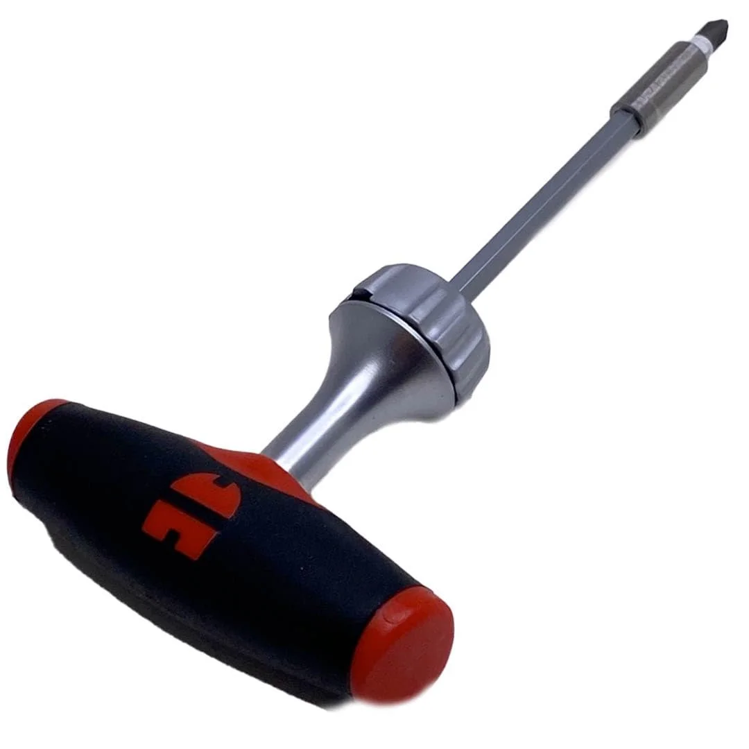 Викрутка з Т-подібною рукояткою та тріскачкою Würth Zebra 061363040 1/4 дюйма 40 Нм 12 штук TX/PH/шліц, фото №2