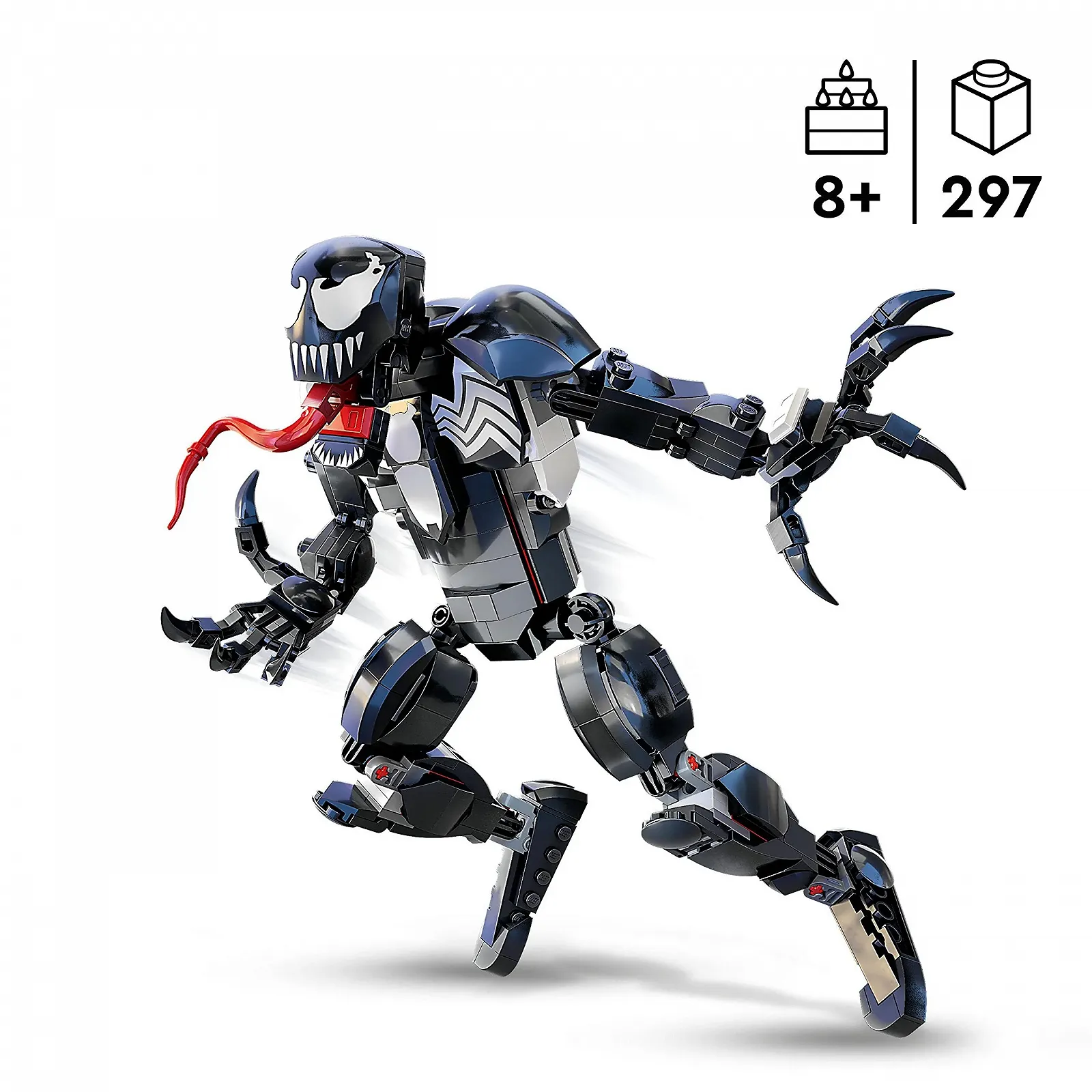 Фігурка LEGO Marvel Venom 76230 Шарнірна суперлиходія, фото №2