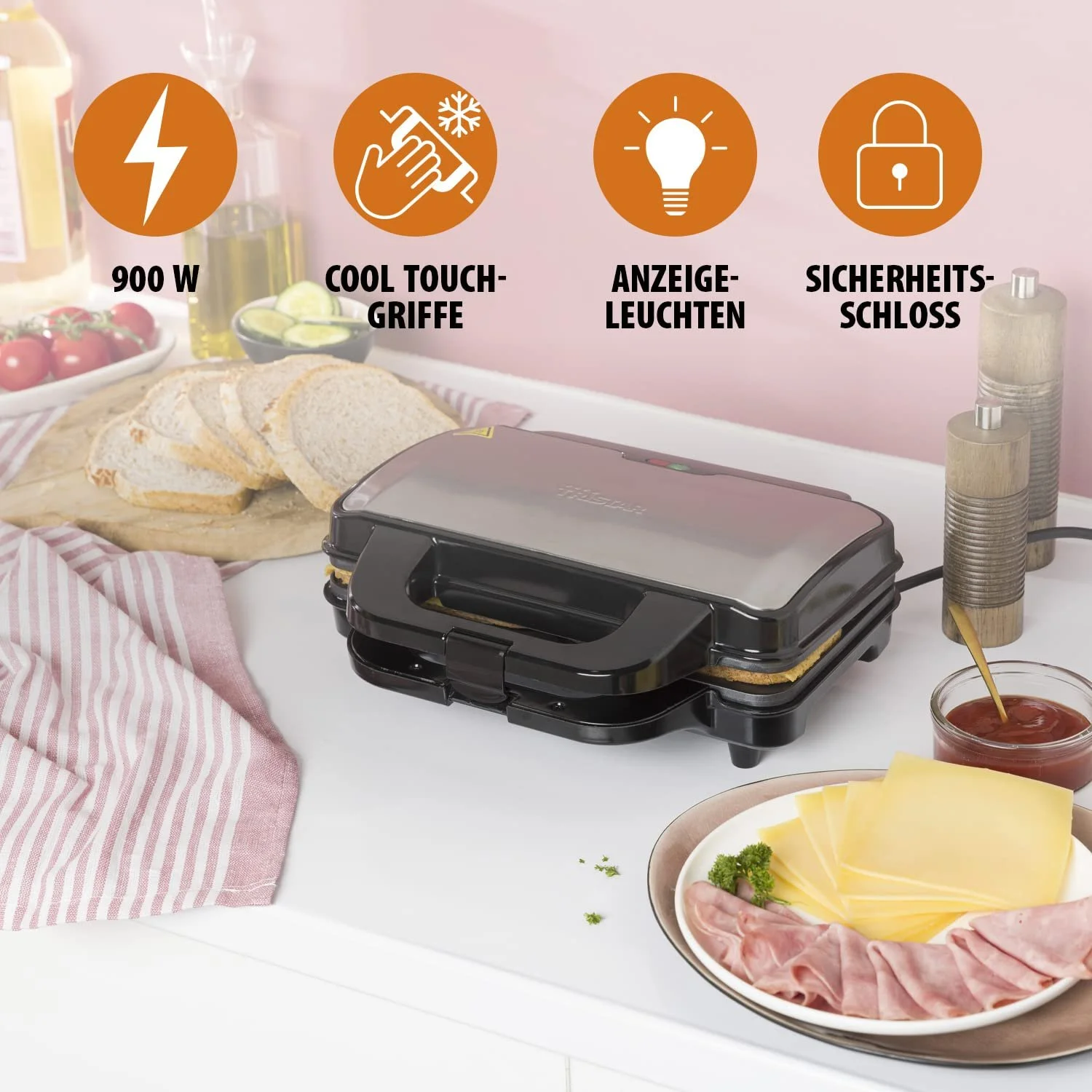 Сэндвичница Tristar Серый, фото №5