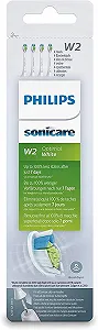 Насадки для зубной щетки Philips Sonicare Optimal White BrushSync, 4 шт., белые - HX6064/12 synthetic.ua - Фото 1