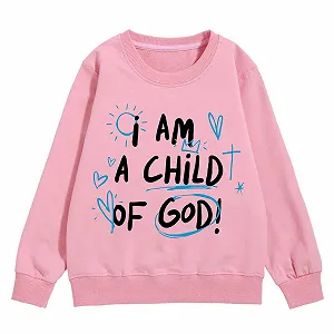 Джемпер Generisch 2026 с графическим принтом для девочки, круглый вырез, длинные рукава, милый пуловер с приспущенным плечом synthetic.ua - Фото 1