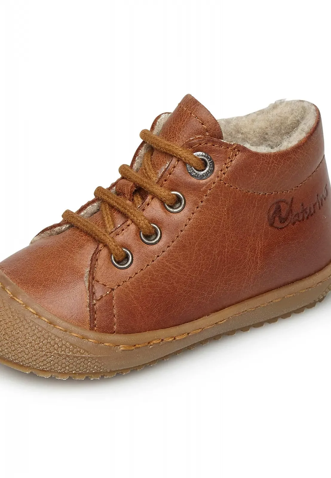 Первые шагающие ботинки Naturino с шерстяной подкладкой, фото №6