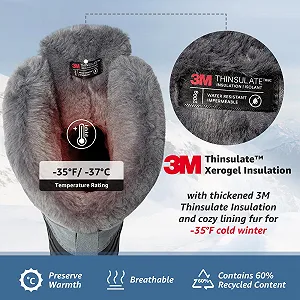 Чоловічі утеплені зимові черевики FREE SOLDIER Водонепроникні Нековзкі synthetic.ua - Фото 1