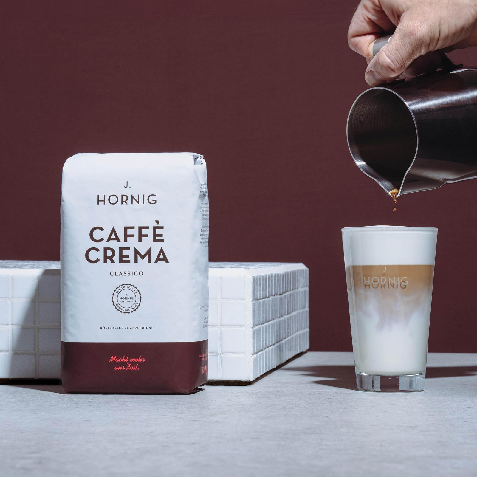 Зерновой Кофе J. Hornig Espresso Caffè Crema Classico 1 кг, фото №3
