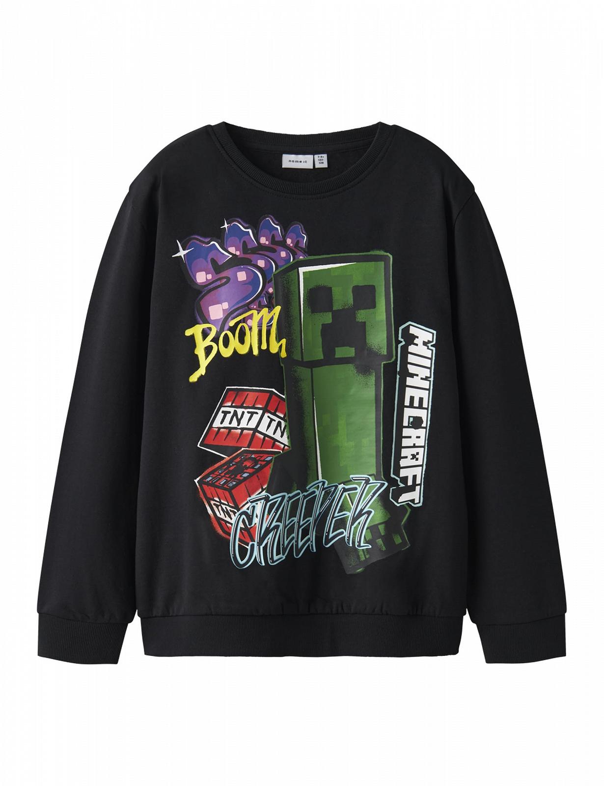 Толстовка NAME IT для хлопчиків Nkmdai Minecraft Nreg Sweat Bru Noos Bfu, фото №1