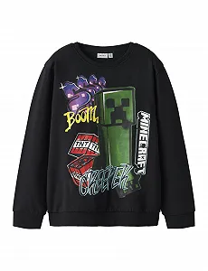 Толстовка NAME IT для хлопчиків Nkmdai Minecraft Nreg Sweat Bru Noos Bfu - Фото 1