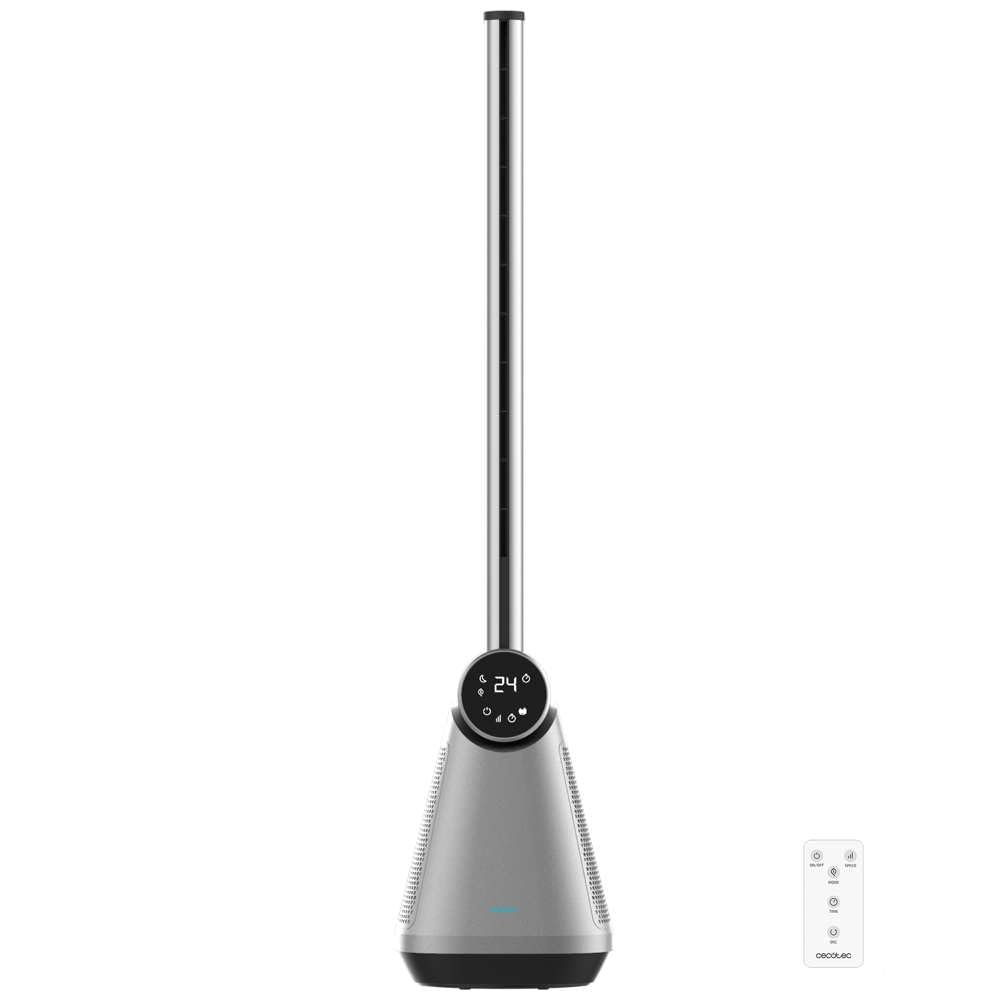 Вентилятор Cecotec EnergySilence 9890 Skyline Bladeless Dark, 100 см, 50 Вт, фото №1