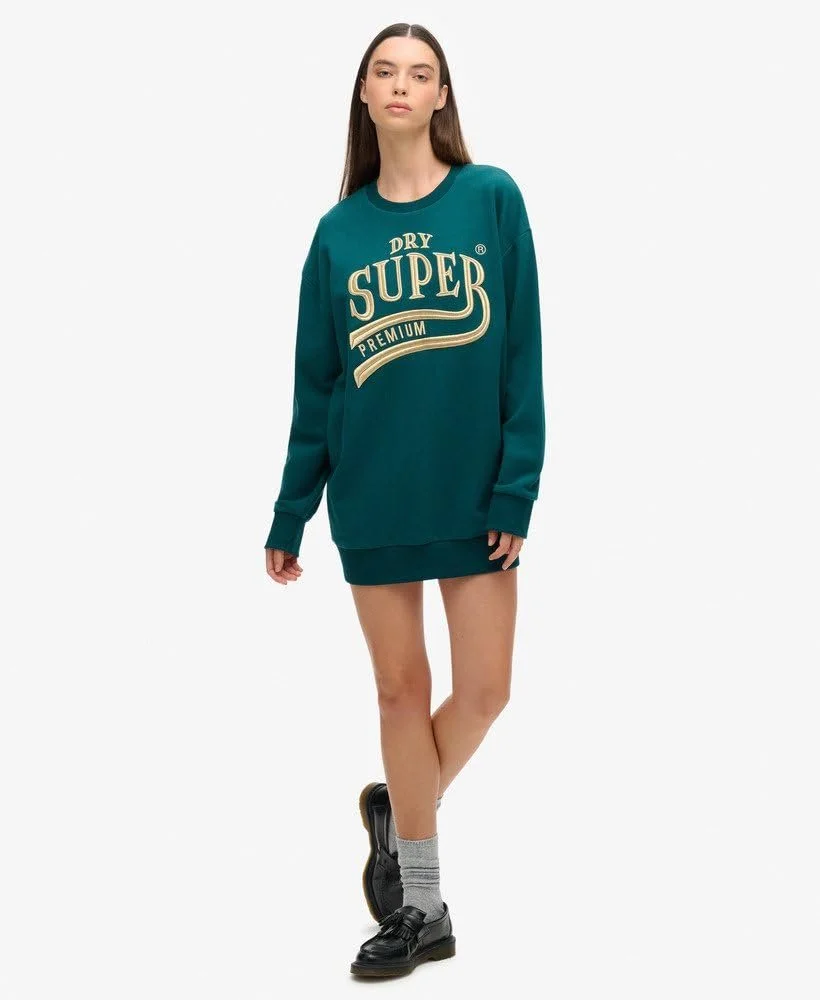 Сукня-світшот Superdry Luxe Metallic Logo, фото №2