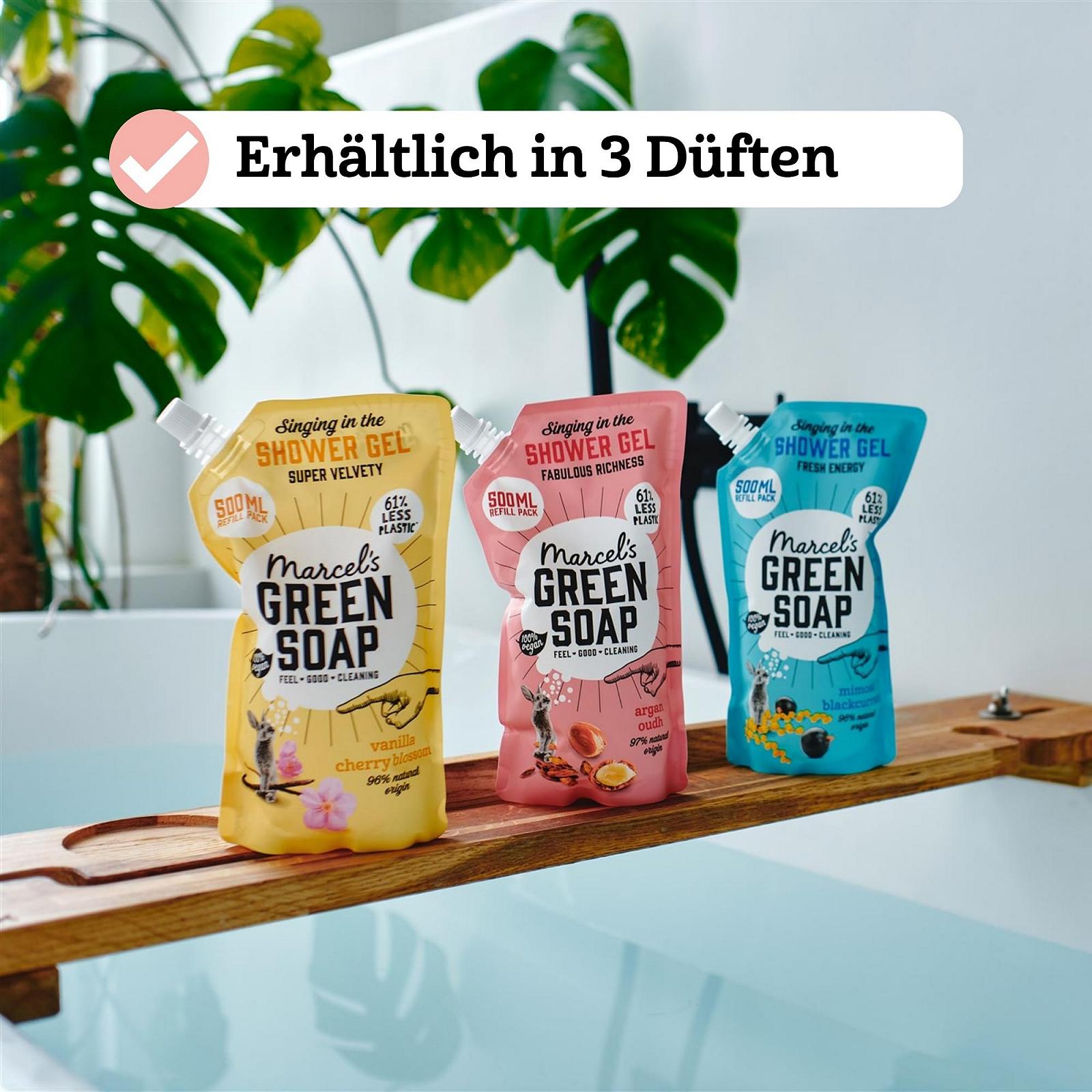 Гель для душа Marcel's Green Soap Argan & Oudh 500 мл, фото №6