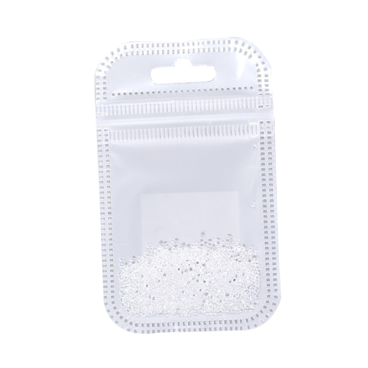 Стразы для ногтей Healeved, 4 упаковки, белые, фото №1