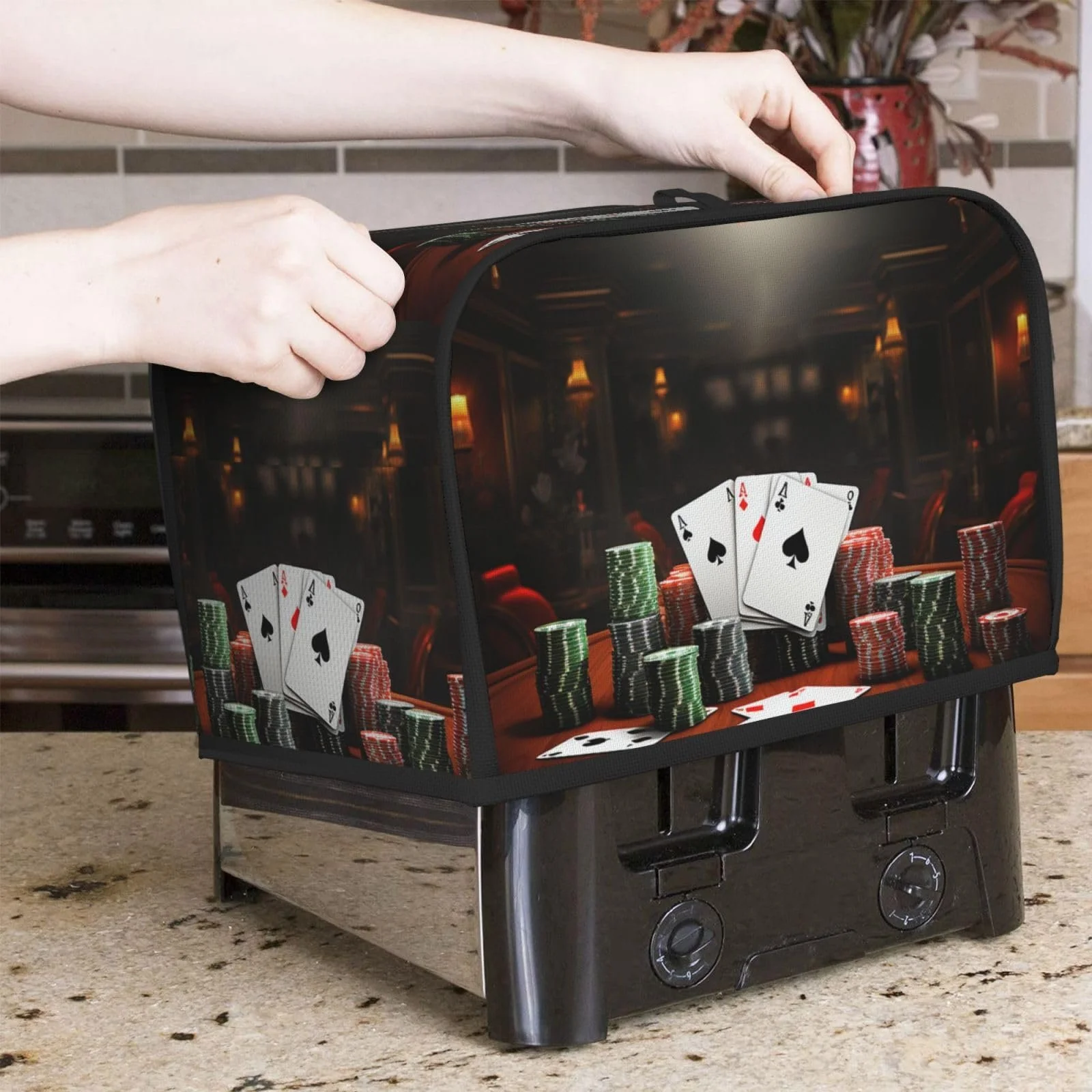 Чехол для тостера на 2 ломтика с карманами, фото №7 Чехол для тостера на 2 ломтика с карманами, фото №7