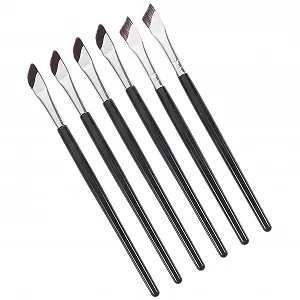 Набір пензлів Beaupretty для підводки очей, плоский конічний - Фото 1