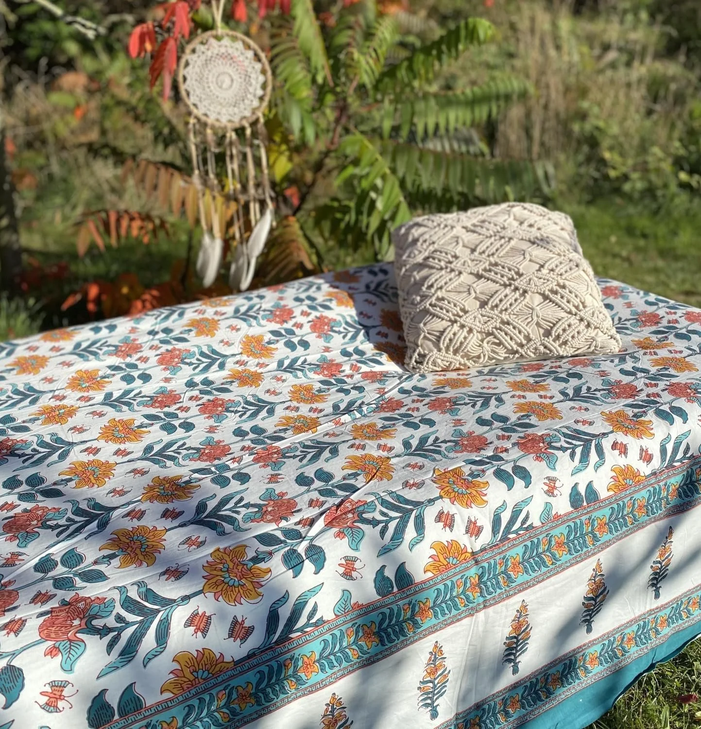 Покрывало Блок-принт GURU SHOP Design 26 Хлопок Двуспальное 225 x 275 см, фото №4