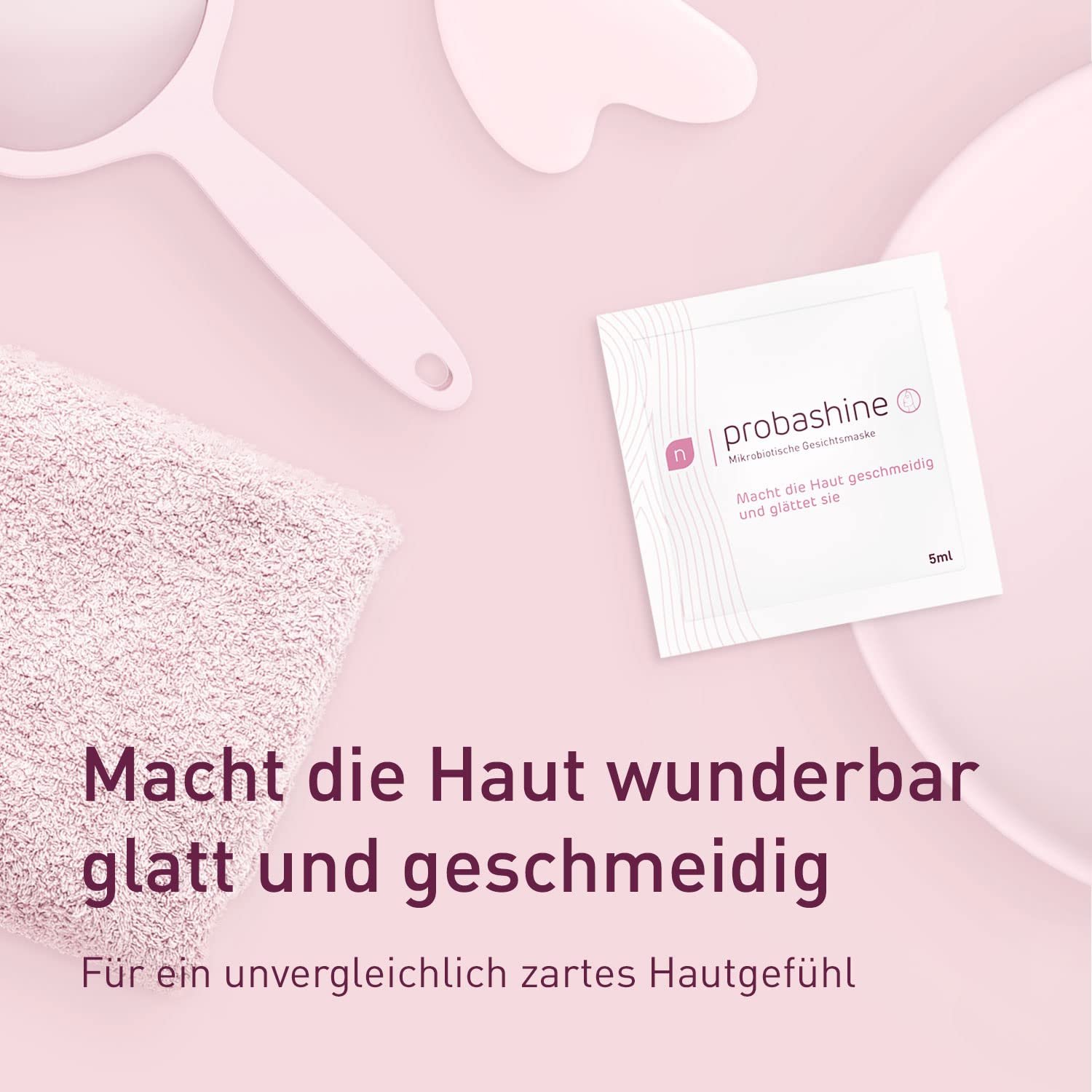 Маска для обличчя Nupure Probashine Живильна з олією жожоба та маслом ши, для м'якої та гладкої шкіри, фото №2