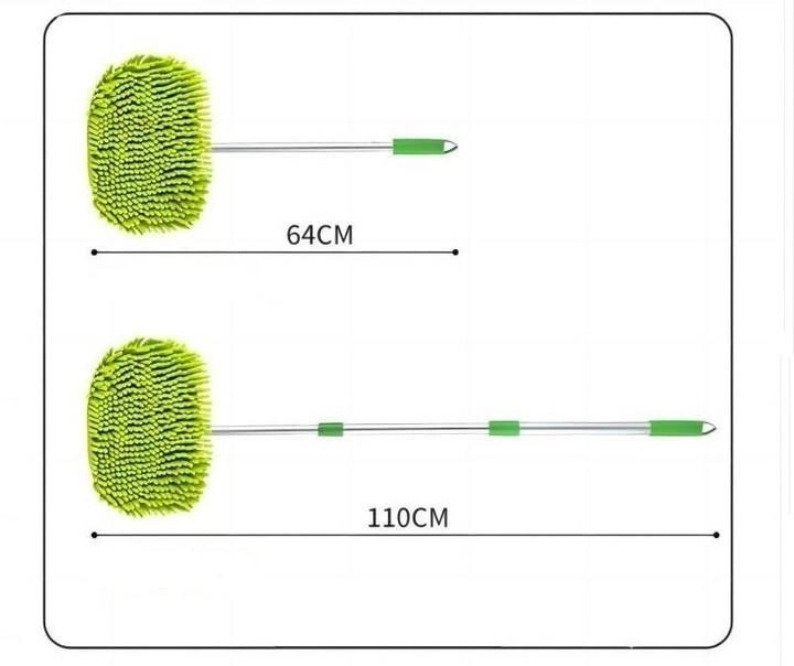 Щетка-швабра Psheko с телескопической съемной ручкой для мытья авто Зеленый 050615, фото №4 Щетка-швабра Psheko с телескопической съемной ручкой для мытья авто Зеленый 050615, фото №4