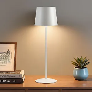 Настільна лампа GyroVu акумуляторна LED сенсорна регульована по висоті IP44 біла - Фото 1