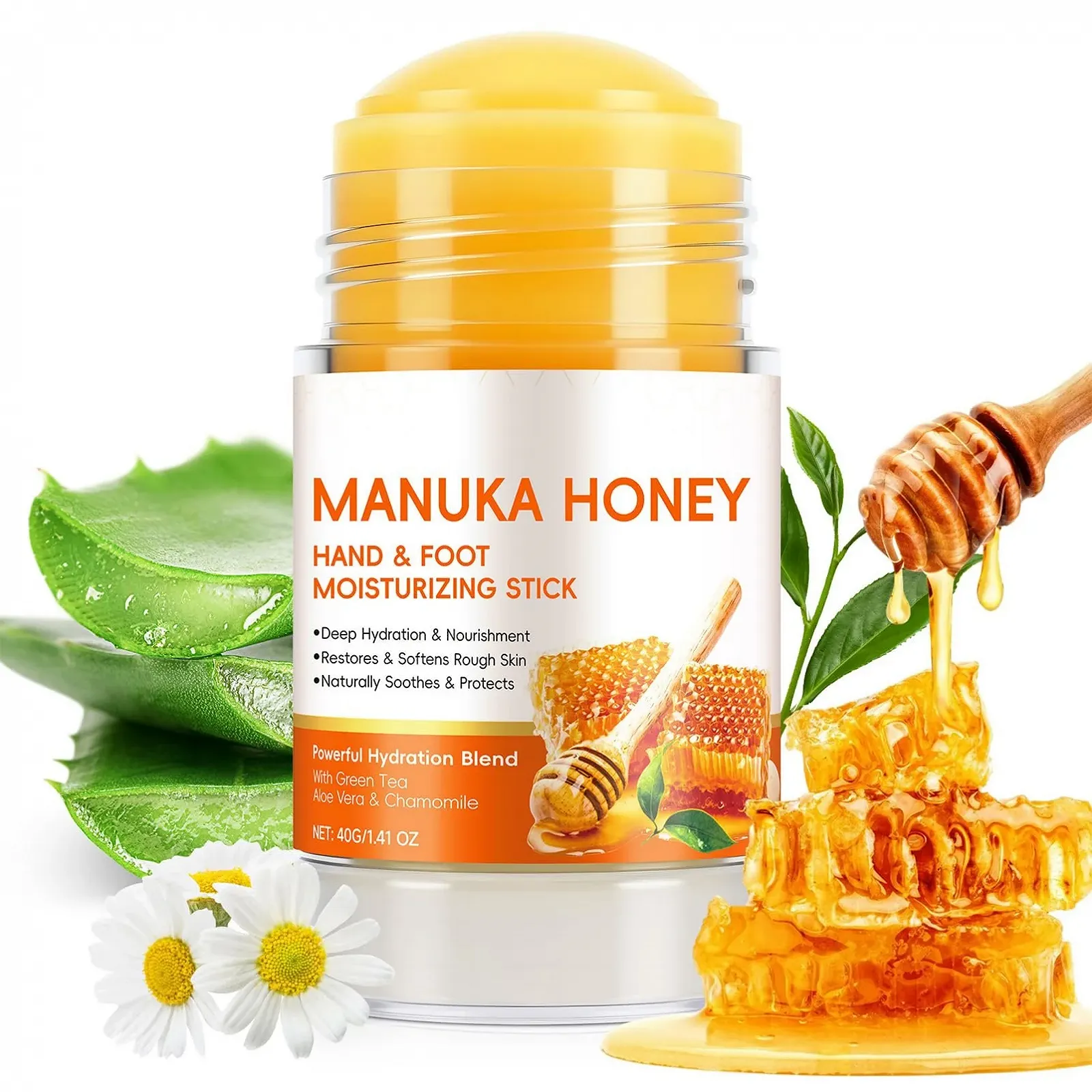 Крем для ног и локтей с медом манука от трещин и мозолей увлажняющий и отшелушивающий, фото №1