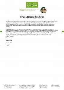 Лосьон для тела Minesan Basic с гамамелисом, ромашкой, мелиссой, маслом макадамии 250 мл synthetic.ua - Фото 1