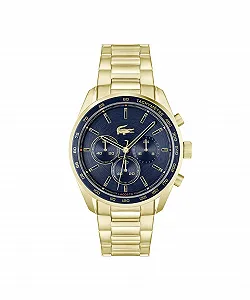 Мужской Кварцевый Хронограф Lacoste Коллекция Boston с кожаным или стальным браслетом в сетчатом или звеньевом дизайне - Фото 1