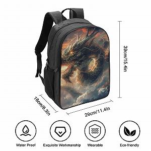 Рюкзак шкільний Dragon DPEOANEBN Style-4, 40 x 28 x 16 см synthetic.ua - Фото 1