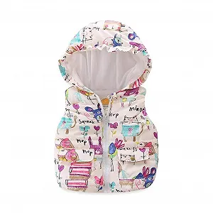 Жилетка Mud Kingdom З капюшоном, тваринний принт - Фото 1