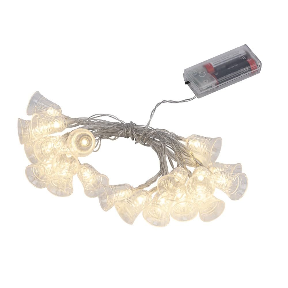 Світлодіодна гірлянда Ideen mit Herz Дзвіночки 20 LED Теплий білий 2,1 м, фото №1