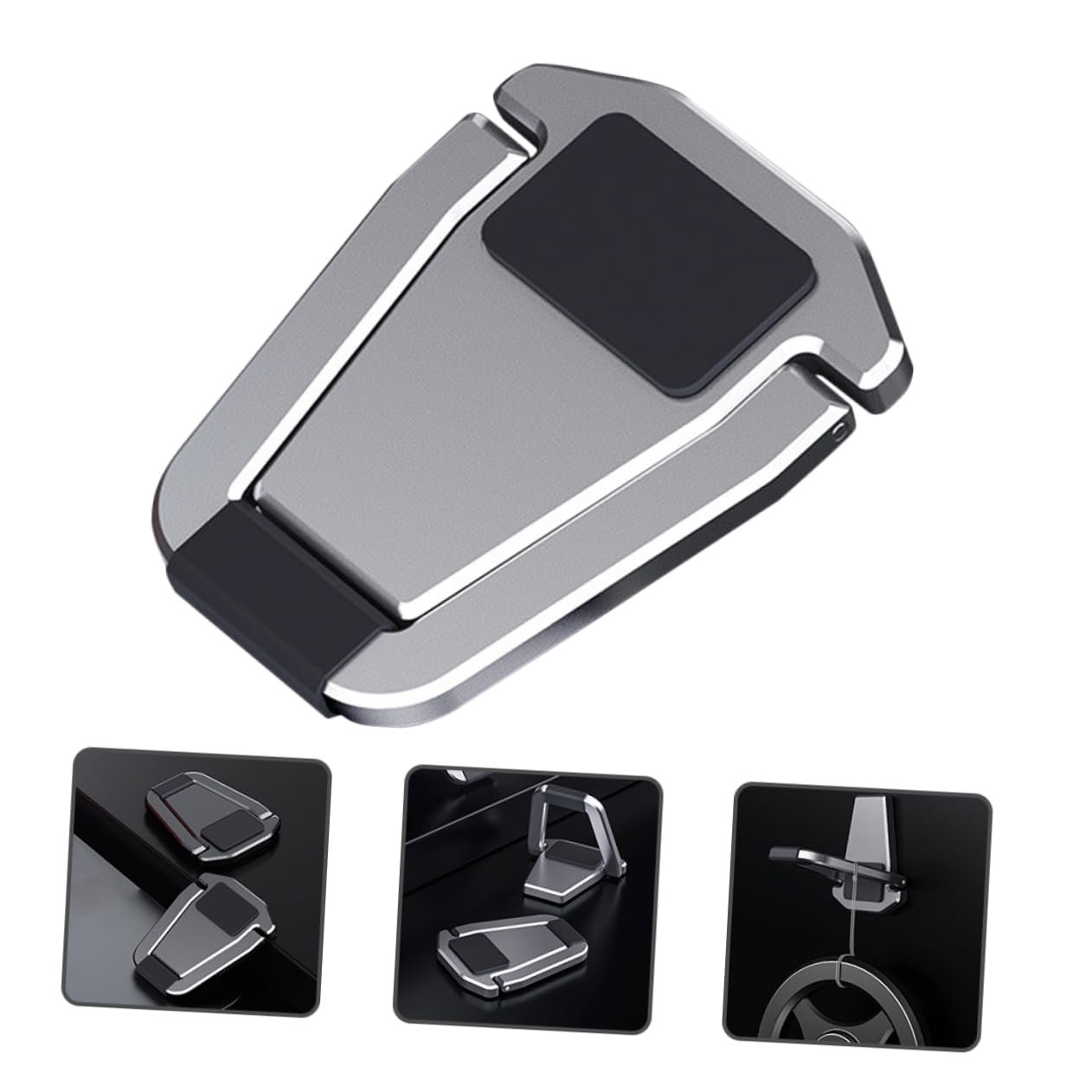 Подставка для ноутбука NUOBESTY из алюминиевого сплава, маленькая и компактная подставка для охлаждения ноутбука, подставка для клавиатуры ПК с углом наклона для оптимальной теплопередачи и надежного удержания, фото №7