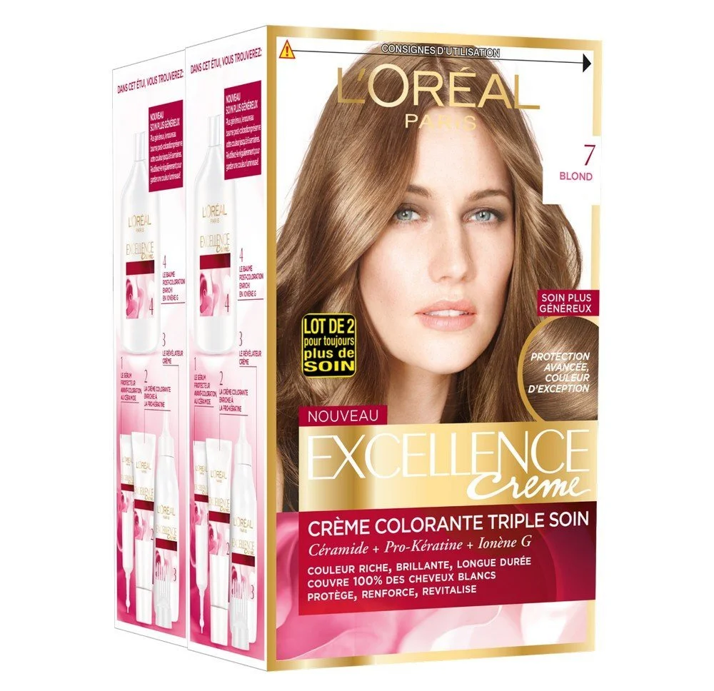 Краска для волос L'Oréal Paris Excellence Triple Care, фото №1 Краска для волос L'Oréal Paris Excellence Triple Care, фото №1