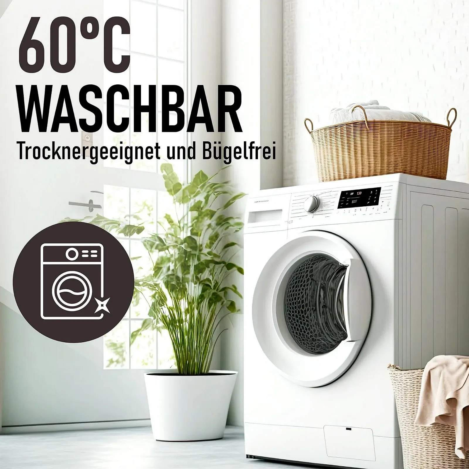 Постільна білизна KUSCHELI Malika 135 x 200 см 2 предмети мікрофібра наволочка 80 x 80 см Синя, фото №7