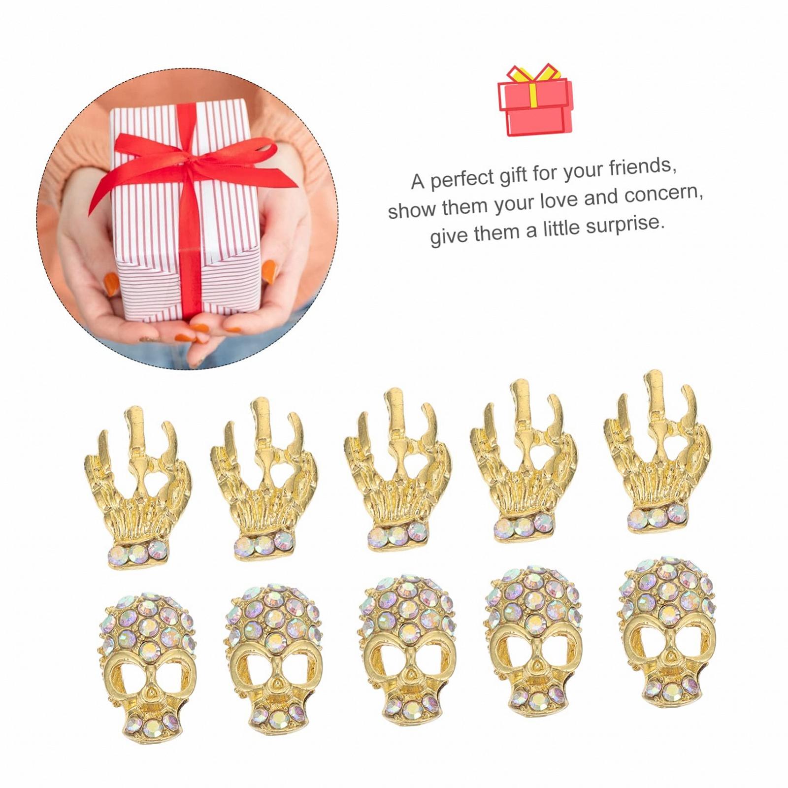 Украшения для ногтей Череп, 40 шт., фото №9 Украшения для ногтей Череп, 40 шт., фото №9