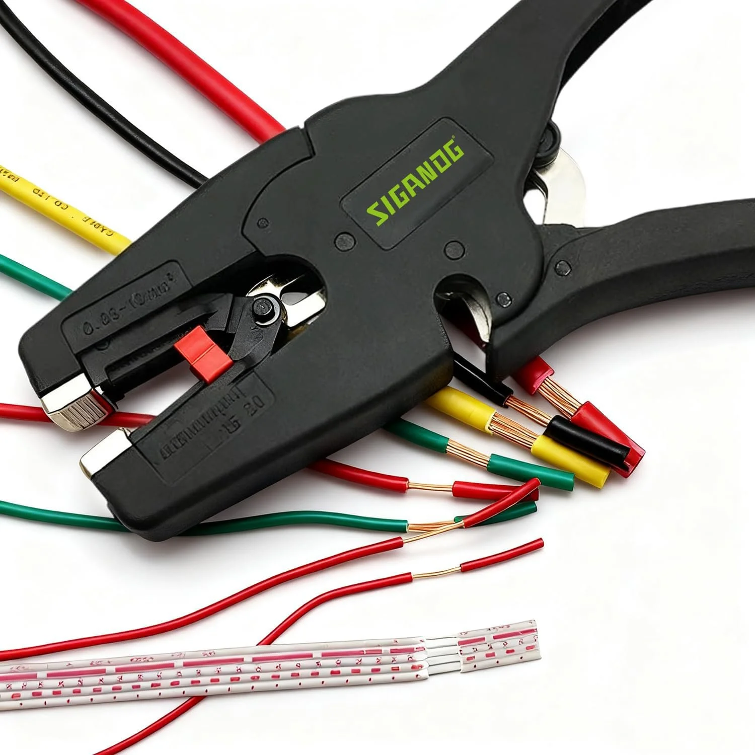 Саморегулирующийся стриппер для кабеля 0.03-16 мм² (AWG 32-7) с функцией автоматической зачистки и резки, фото №4