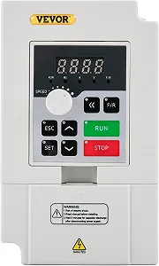 Купити Перетворювач частоти Vevor H100-3S2-S / 3 kW / Векторне керування / 220V / 0-400 Гц / Сірий - Фото 1 Перетворювач частоти Vevor H100-3S2-S / 3 kW / Векторне керування / 220V / 0-400 Гц / Сірий - Фото 1