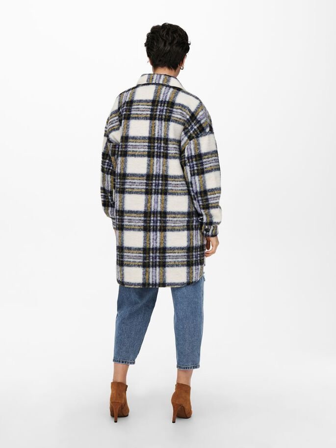 Куртка ONLY ONLROSA LONG SHACKET CC OTW 15230326 Белый XS, фото №2