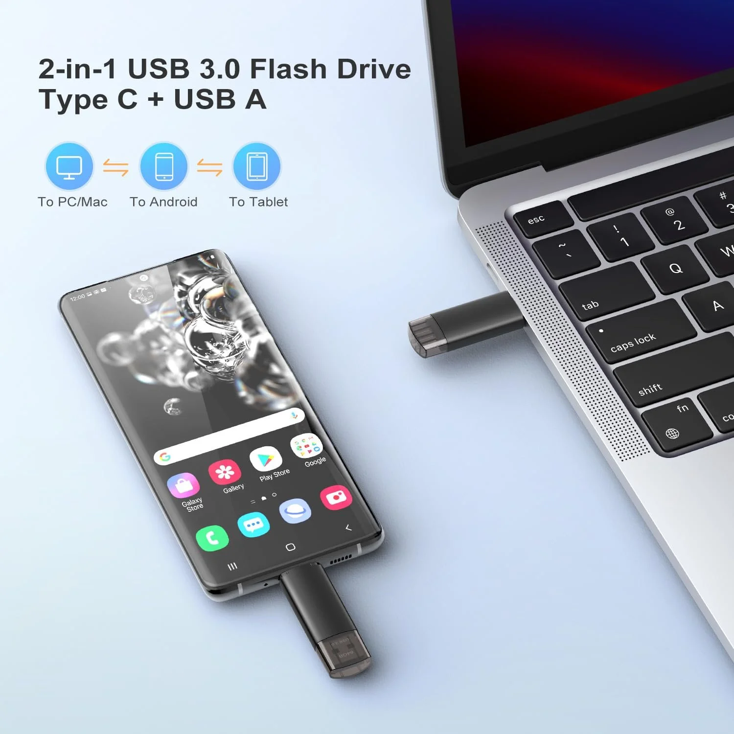 Набір USB-флеш-накопичувачів 5 шт. 64ГБ USB 3.0 Type-C Mini Metal Чорний, фото №4 Набір USB-флеш-накопичувачів 5 шт. 64ГБ USB 3.0 Type-C Mini Metal Чорний, фото №4