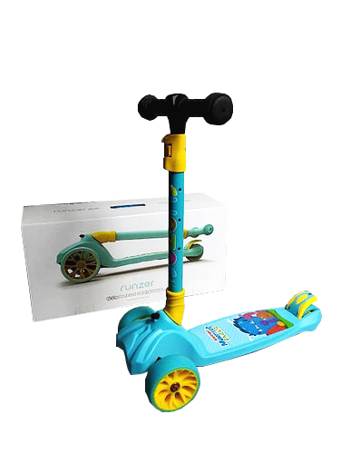 Детский трехколесный самокат Scooter MAXI Monsters Engkid, фото №1 Детский трехколесный самокат Scooter MAXI Monsters Engkid, фото №1