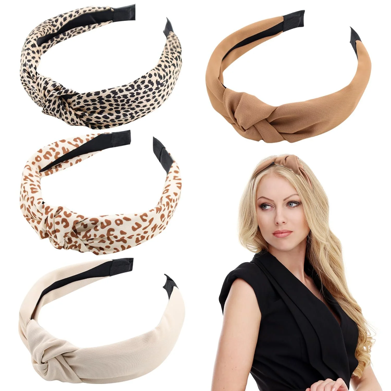 Набір обручів на голову для жінок 4 шт., фото №1 Набір обручів на голову для жінок 4 шт., фото №1