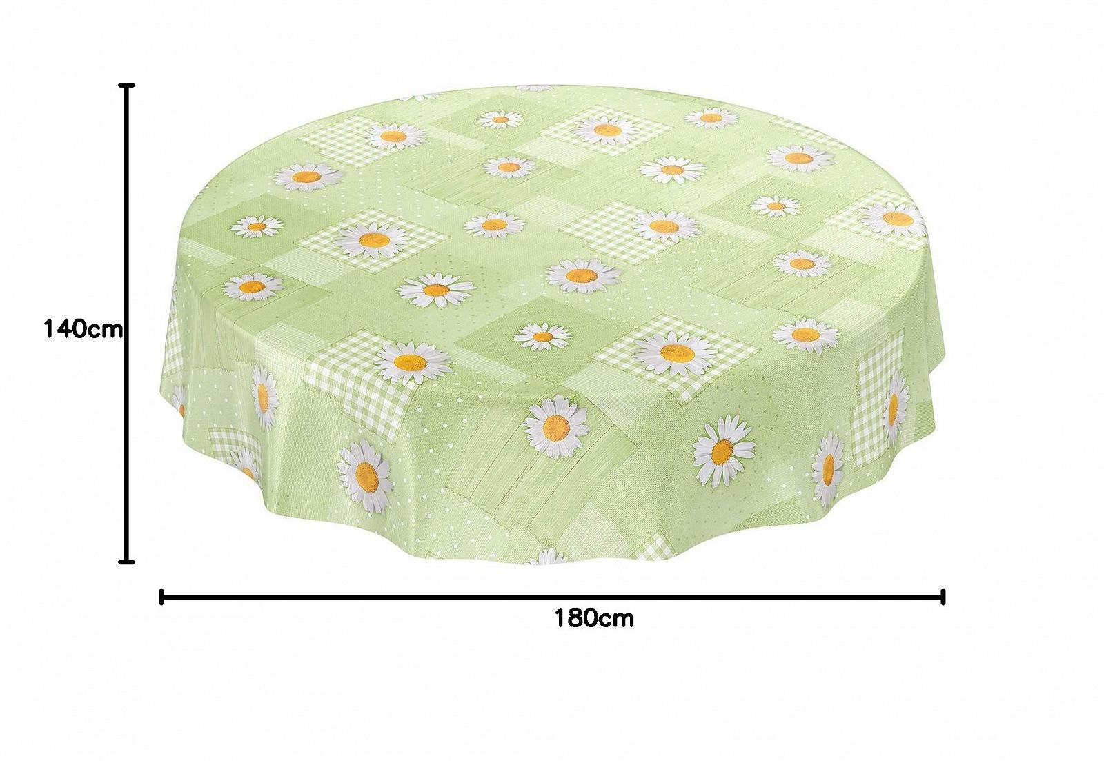 Скатертина клейонка Anro Oilcloth Chamomile Patchwork миється, фото №8