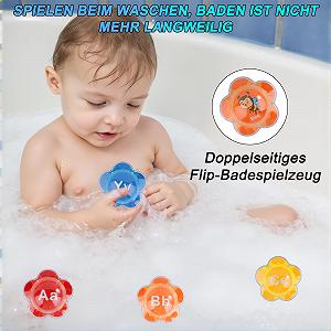 Игрушка для ванны Алфавит Цветы Плавающая Учебная synthetic.ua - Фото 1