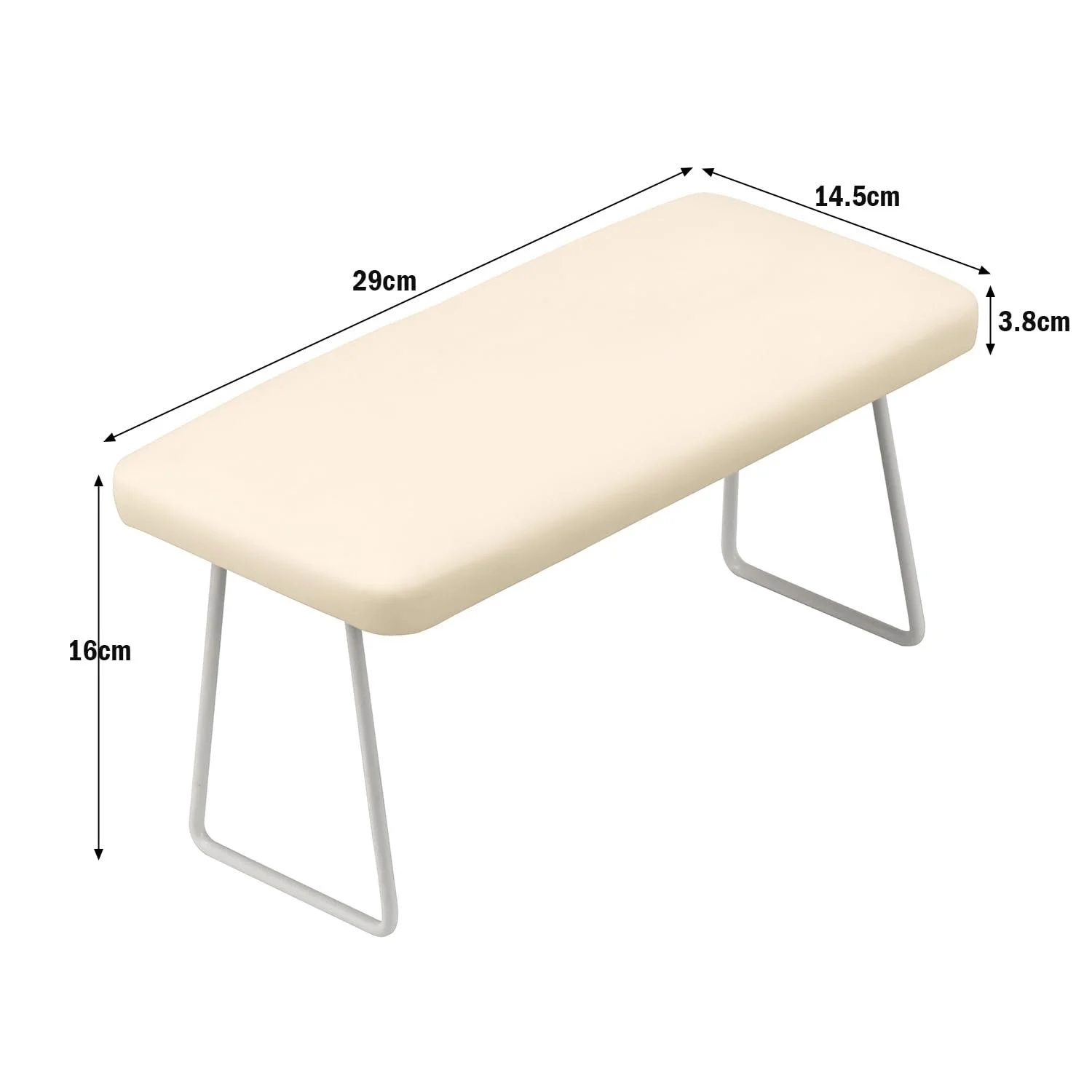 Підставка для рук Матеріал PU Шкіра Бежевий, фото №2