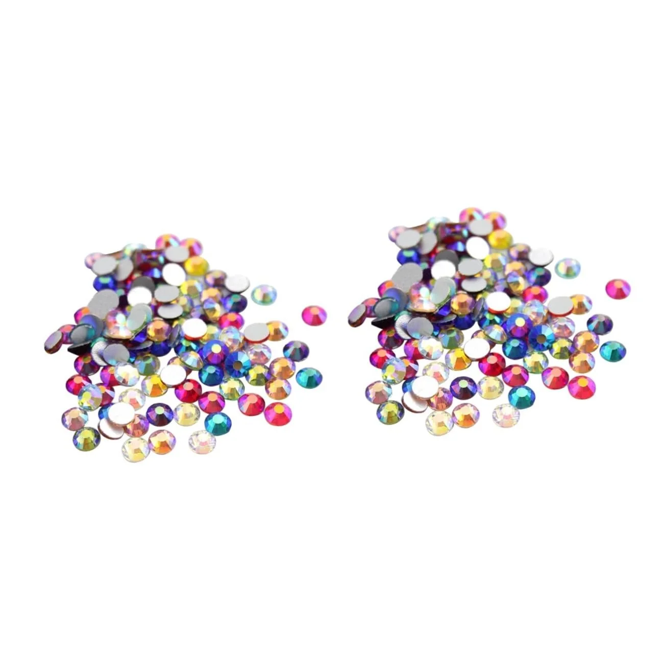 Стрази для нігтів FRCOLOR 8000 шт, різнокольорові, для манікюру, плоскі, фото №6