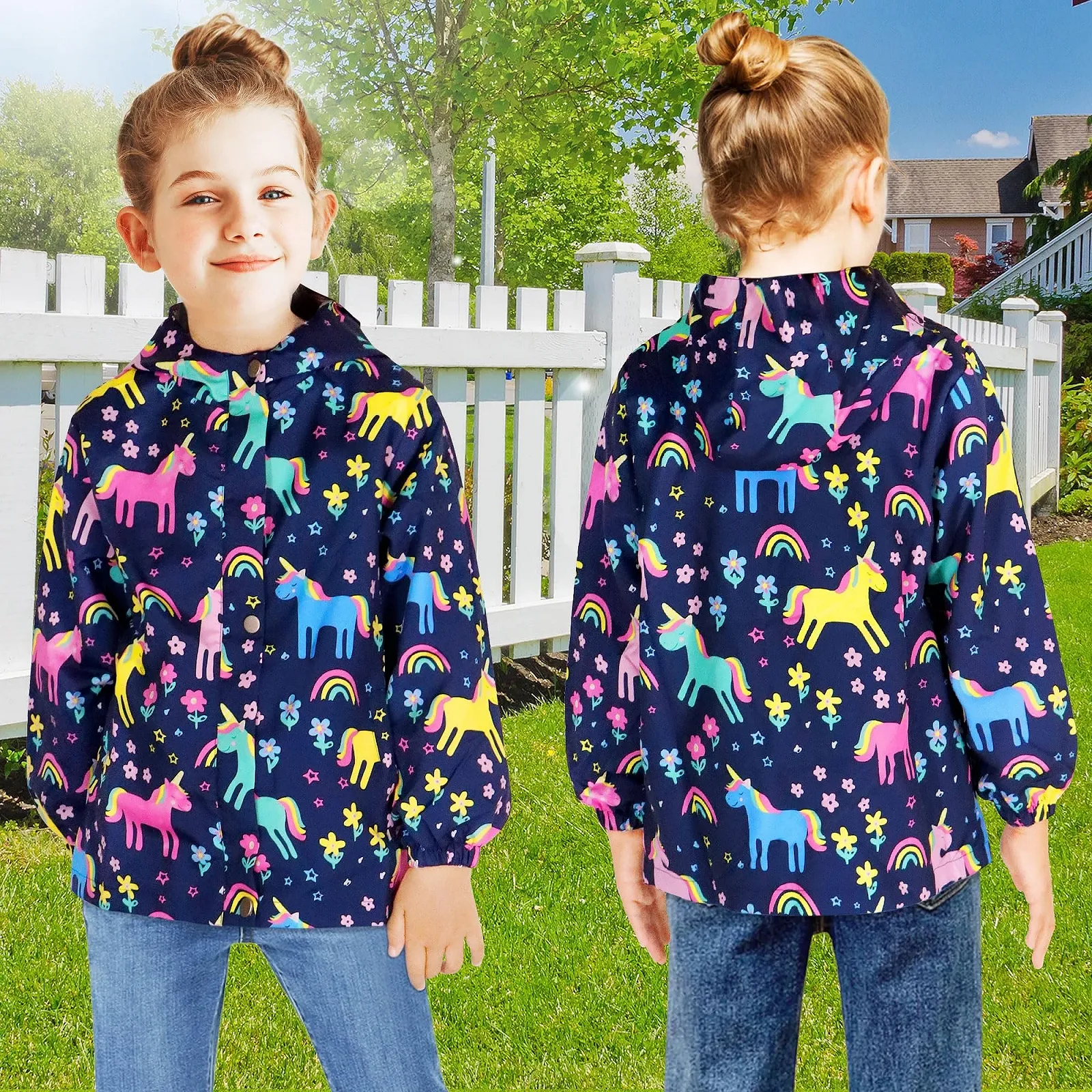 Водонепроникна куртка JinBei для дітей, дитяче пальто з капюшоном, фото №2