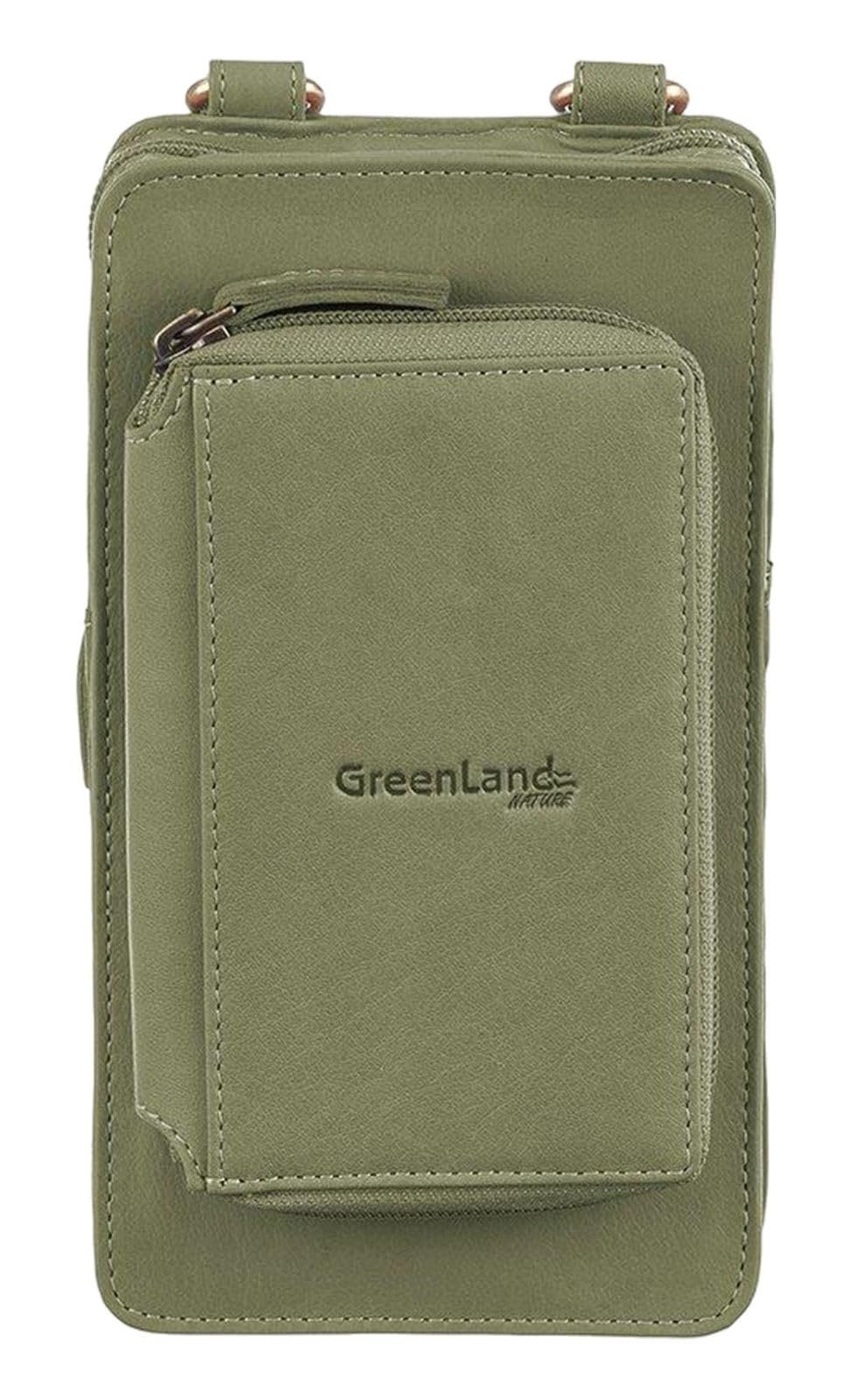 Кошелек-чехол для мобильного телефона Greenland Nature Nature Soft Кожа 11 см, Зеленый, фото №1
